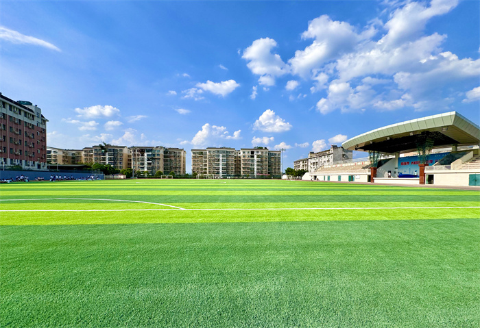 在這里踢球超過癮！綿陽南山中學雙語學校足球場升級完成
