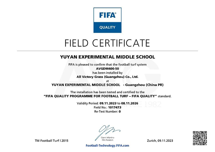 廣州市黃埔區(qū)玉巖實驗學校足球場